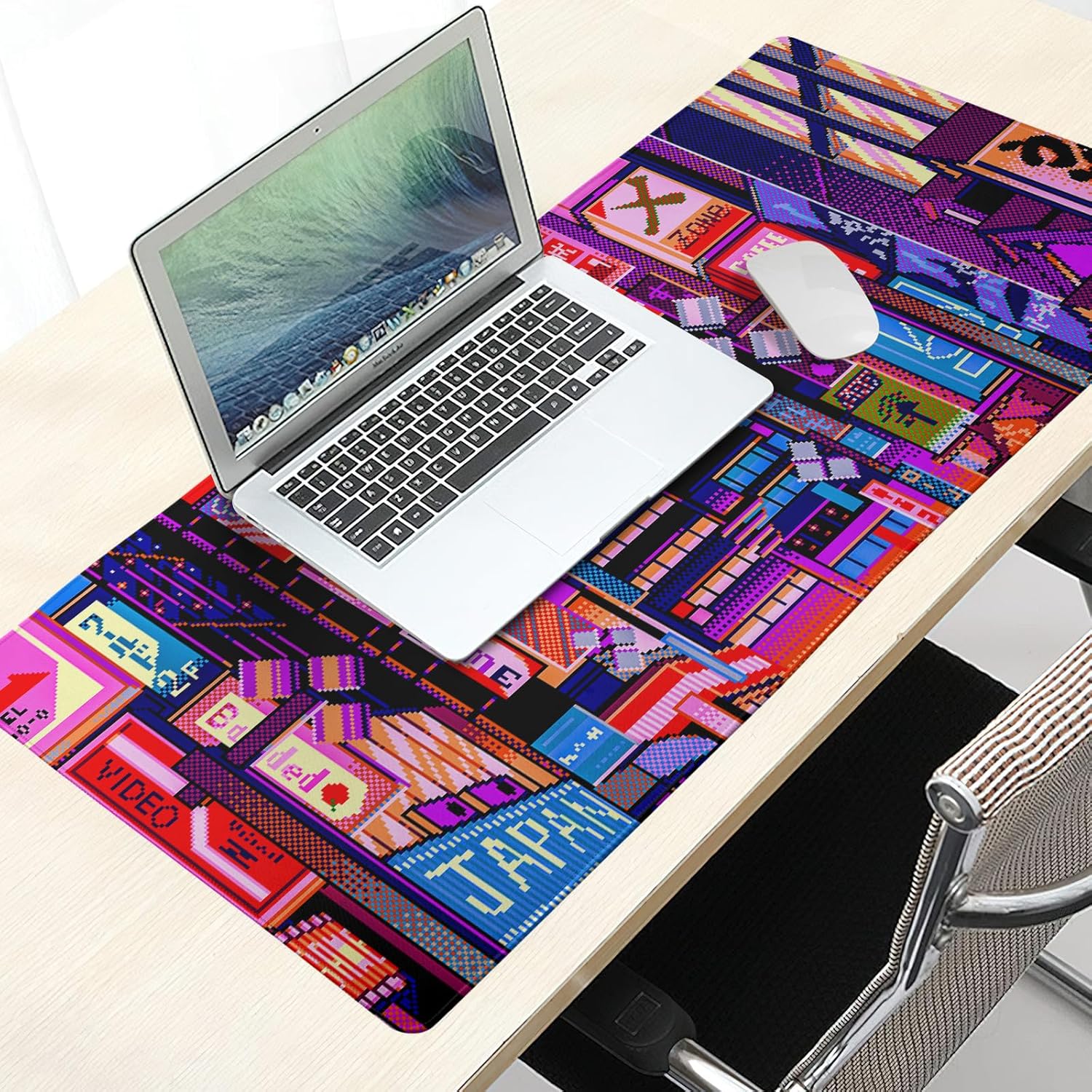 Black and White Mouse Pad 31.5”x11.8” Geometric Design Extended Large Mousepad Keyboard Mouse Mat Desk Pad Non-Slip Rubber Base Stitched Edge Large XXL Mousepad for Gaming Laptop Computer Desktop 98 81wLqw626IL. AC SL1500 - northernschoolofshiatsu.co.uk