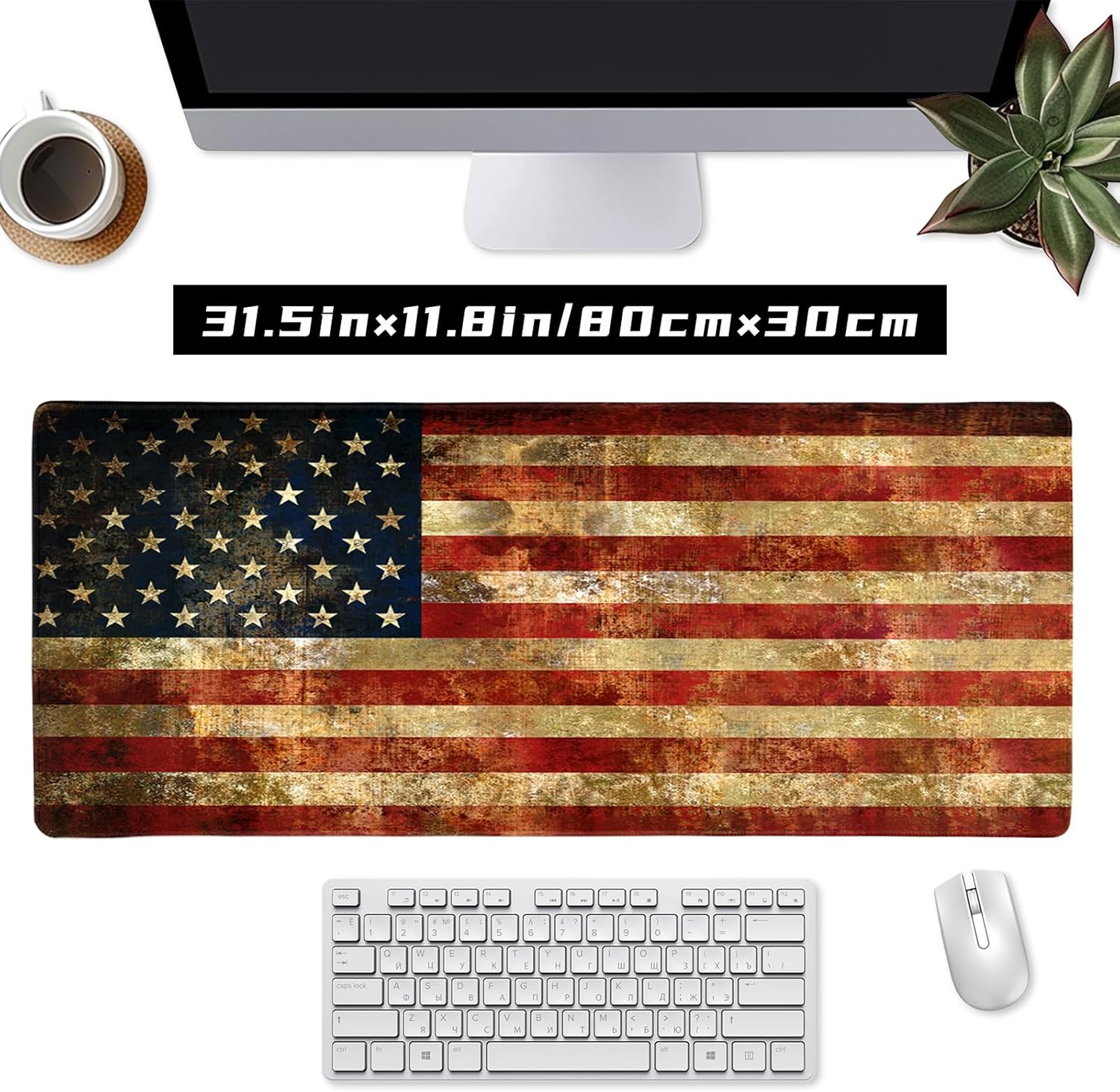 Large Mouse Pad Gaming Extended Desk Pad with Stitched Edge and Non-Slip Rubber Base Keyboard Pad for Laptop Office and Home 31.5 X 11.8 Inch,Eucalyptus Leaves 2 81wi5EJimeL. AC SL1500 - northernschoolofshiatsu.co.uk