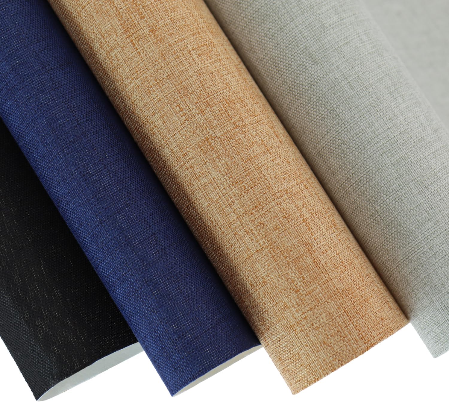 8pcs Book Cloth 14x10 Inch Fabric Surface Paper Backed 4 Colors Bookbinding Cloth for Adult DIY Book Album Cover (Style B) 4 - northernschoolofshiatsu.co.uk