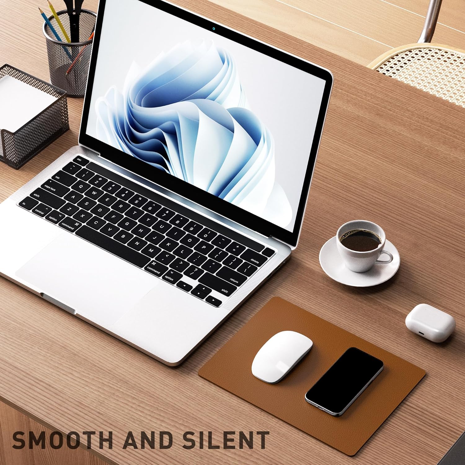 Aothia Leather Desk Pad Protector, Office Mat, Large Mouse Pad, Non-Slip PU Leather Blotter, Laptop Desk Pad, Waterproof Writing Pad for Office and Home (Lavender, 11" x 8.5") 11 - northernschoolofshiatsu.co.uk