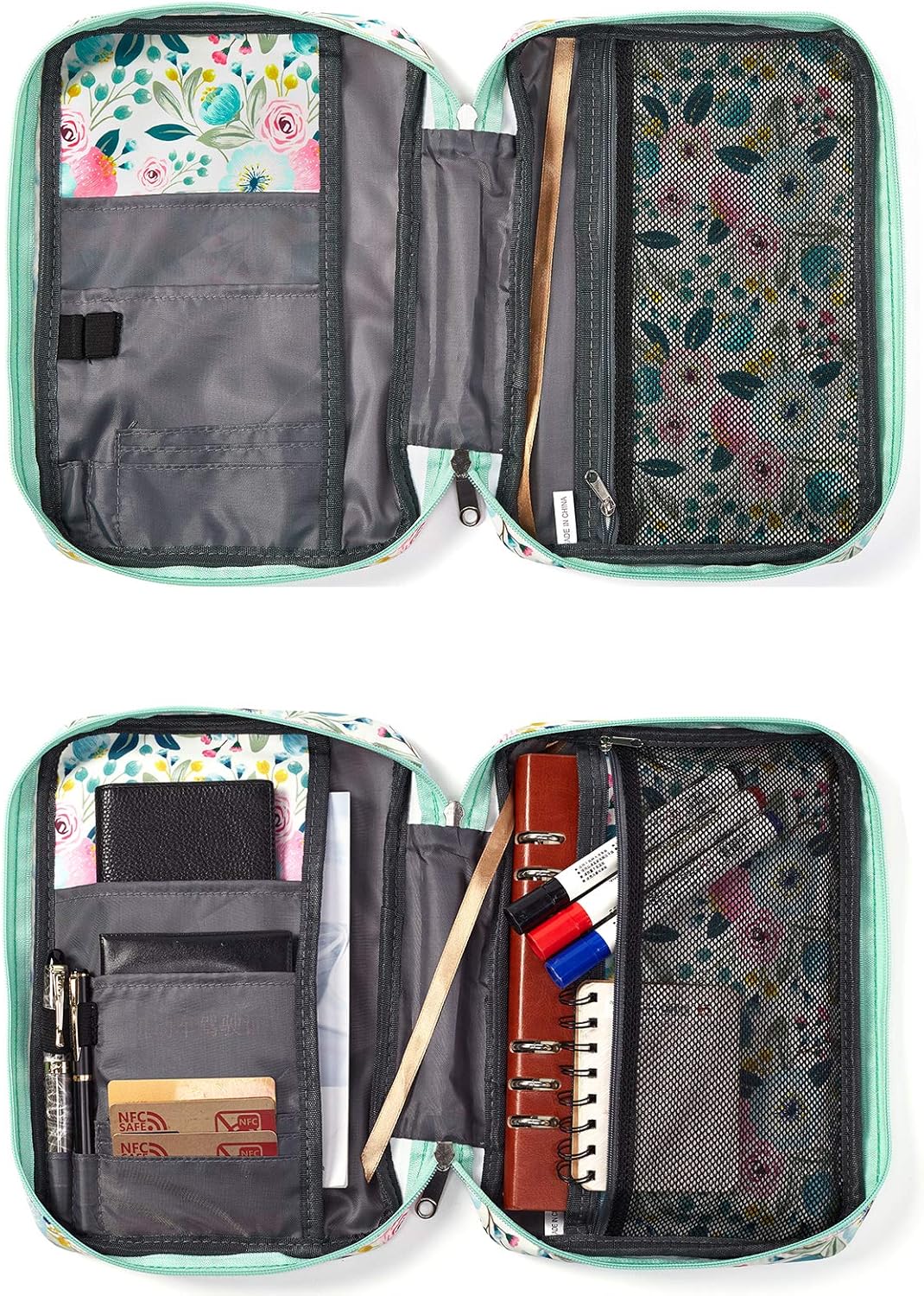 Bible Cover Case for Women Girls Ladies Scripture Bag Lds Teens Book protective Carrying Carrier with Pockets Large Medium Standard Size Catholic Church Religious journaling organizer Mothers Mom Gift 3 - northernschoolofshiatsu.co.uk