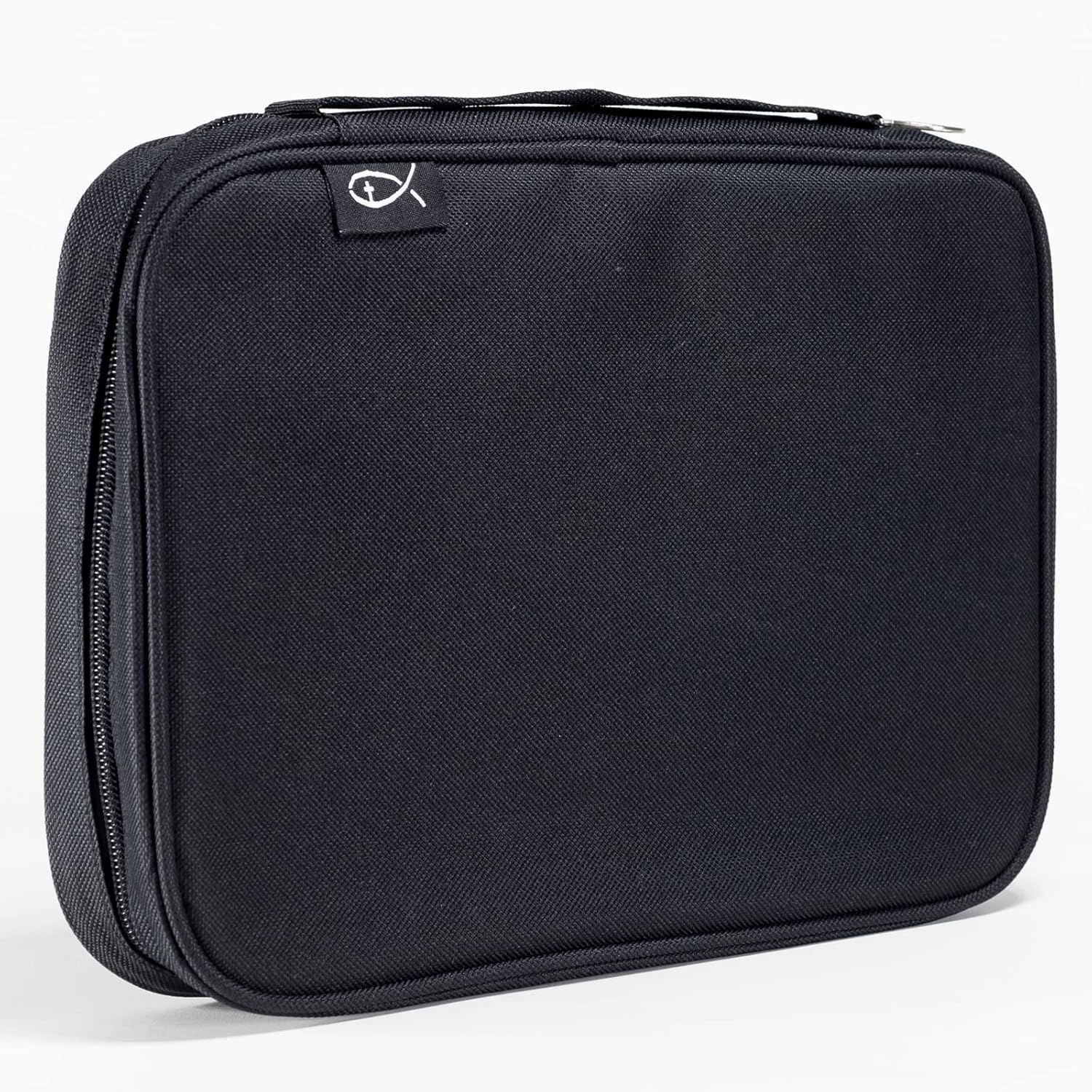 Divinity Boutique Canvas Bible Case - Black Bible Cover for Men and Women - Fabric Zippered Bag with Pockets for Compact, X-Large and XX-Large Books 1 - northernschoolofshiatsu.co.uk