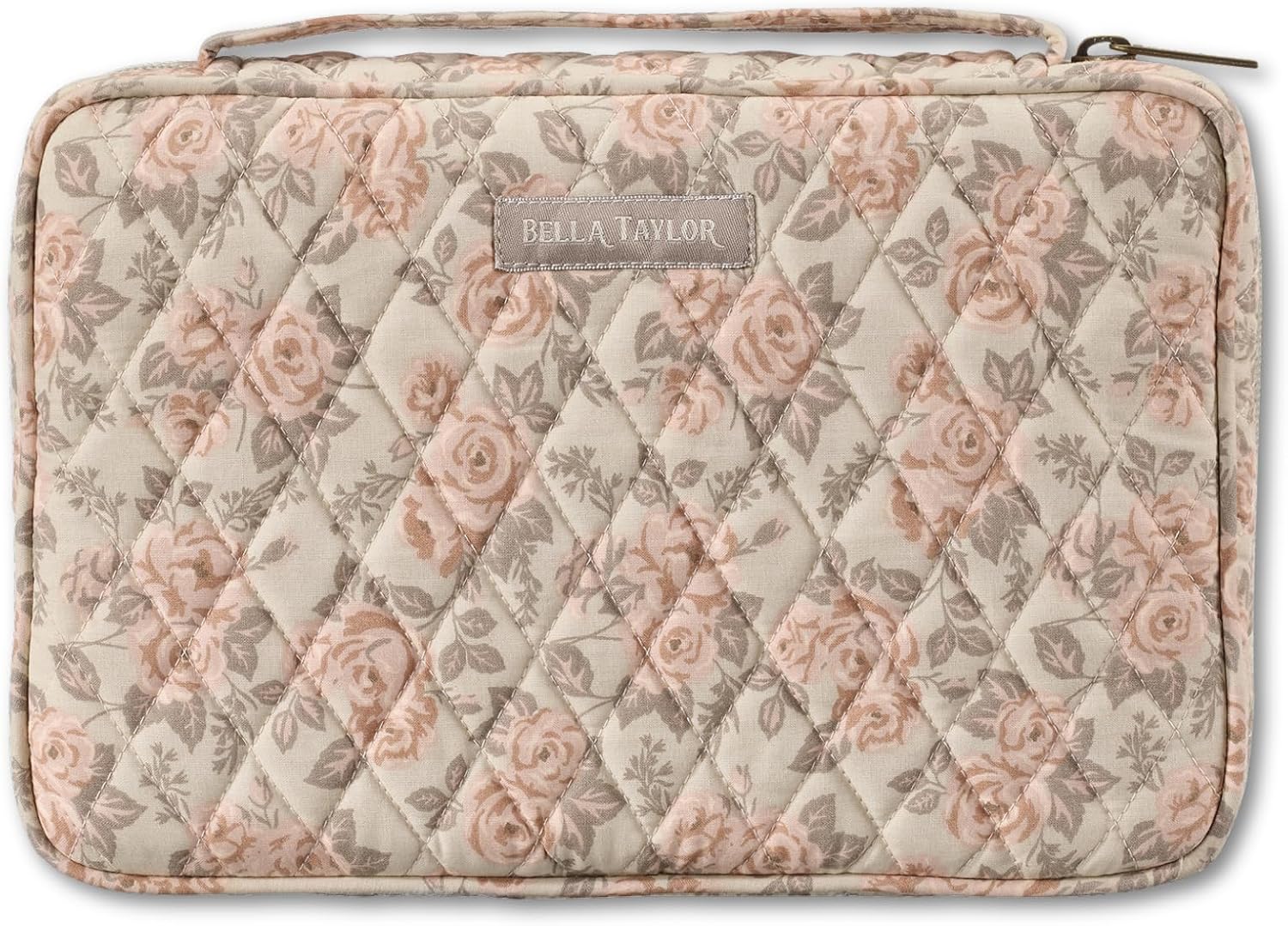 Bella Taylor Small Bible Cover for Women - Quilted Cotton Bible Case for 6 x 9 inch Books - Cameo Rose 7 81ypkUKMFcL. AC SL1500 - northernschoolofshiatsu.co.uk