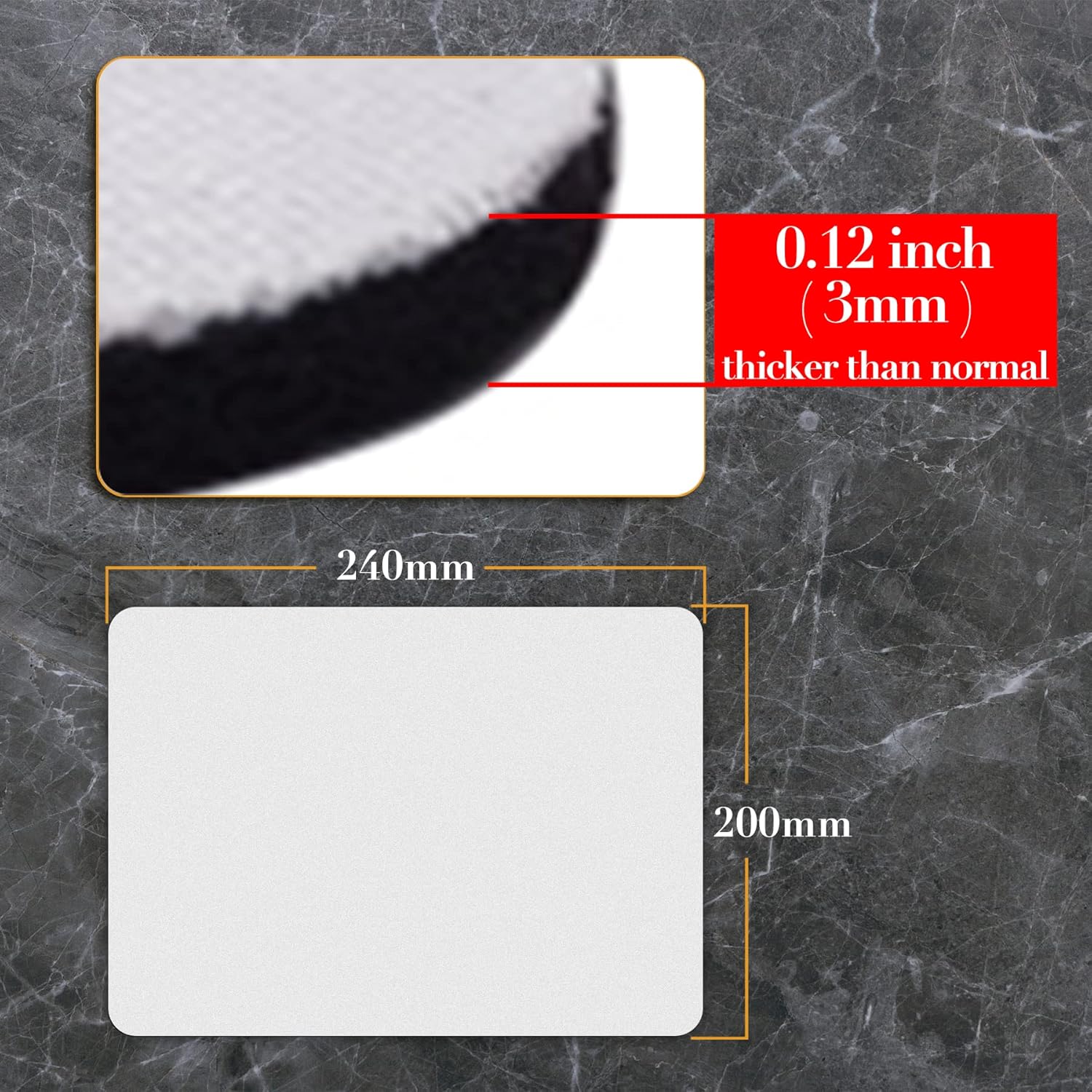 A-SUB Sublimation Mouse Pad Blank Rectangular Blanks 3mm Thick for Transfer Heat Press Printing Crafts 9.4x7.9x0.12 Inches White 11pcs 2 81z0vji poL. AC SL1500 - northernschoolofshiatsu.co.uk