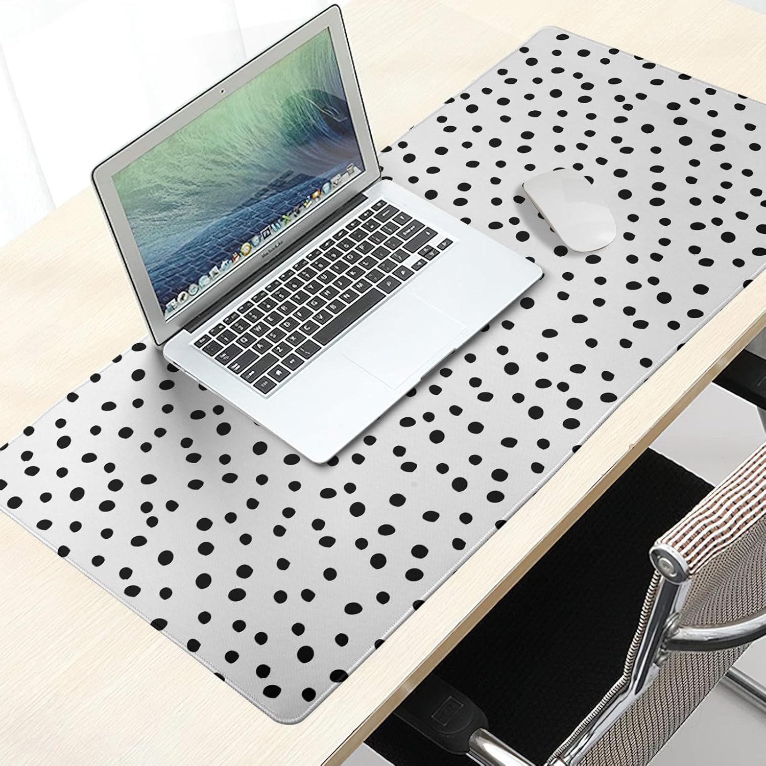 Large Floral Mouse Pad Extended Gaming Mousepad 31.5"x11.8" Vintage Aesthetic Black Desk Mat Flower Mouse Pad Plant Wildflower Mousepad XXL Laptop Computer Keyboard Mats for Desk Office 75 81z98v ndiL. AC SL1500 - northernschoolofshiatsu.co.uk