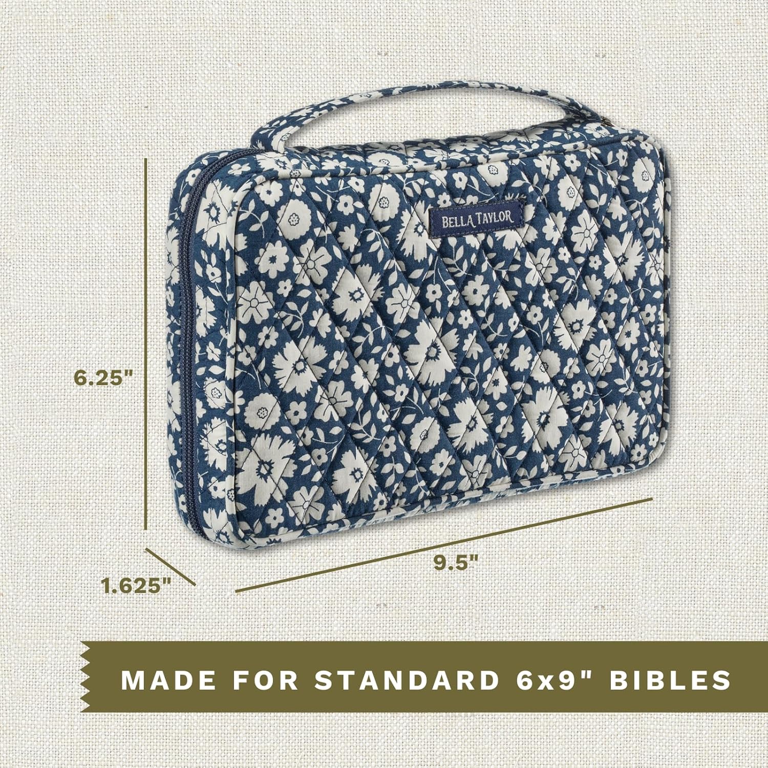 Bella Taylor Small Bible Cover for Women - Quilted Cotton Bible Case for 6 x 9 inch Books - Cameo Rose 50 91 88zaDgDL. AC SL1500 - northernschoolofshiatsu.co.uk