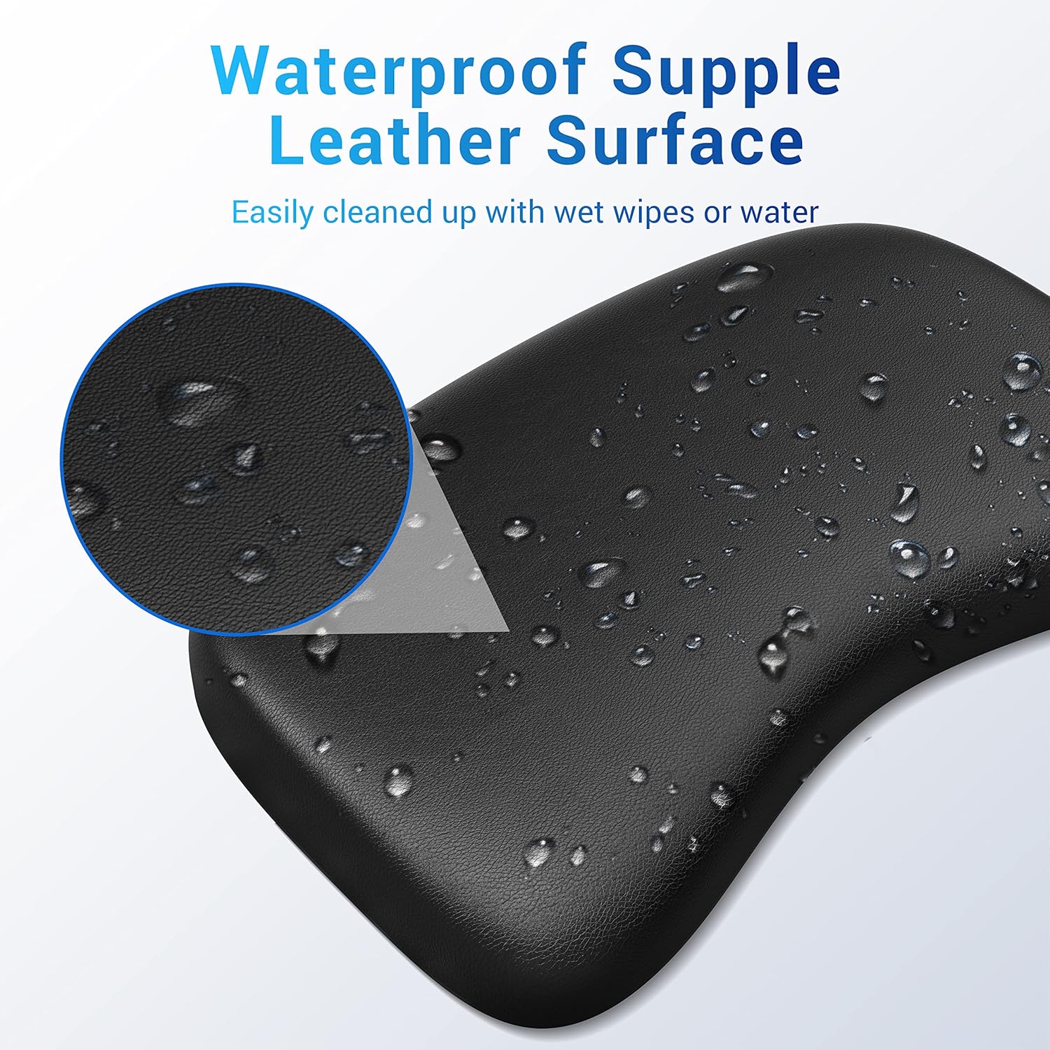 HONKID Elbow Pad for Desk, Ergonomic PU Leather Surface Elbow Rest, Cooling Gel Wrist Rest Elbow Pad Relieve Wrist and Elbow Pain Comfortable Non-Skid (1 PC, Black) 4 913HNgJEADL. AC SL1500 - northernschoolofshiatsu.co.uk