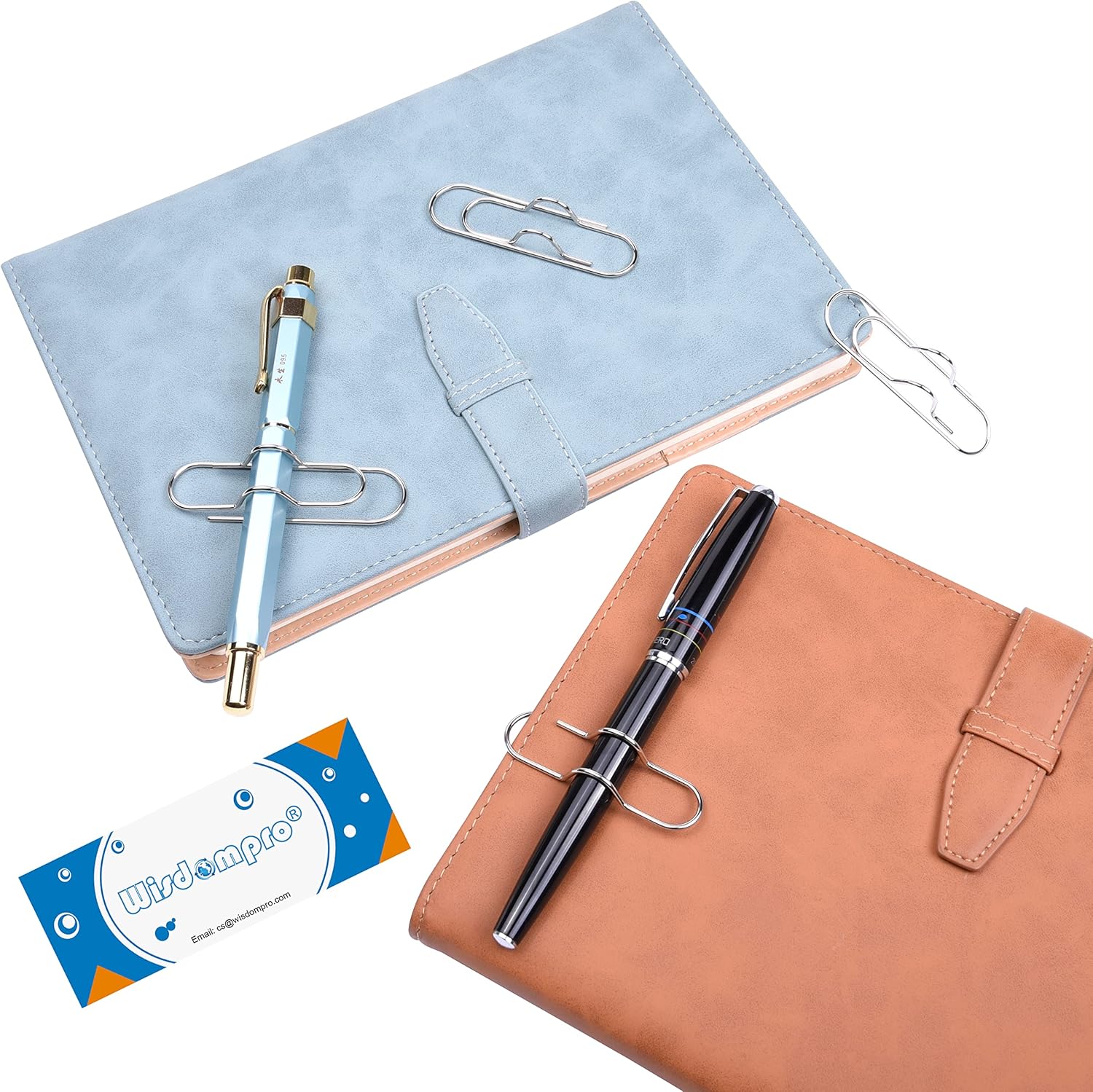 Wisdompro Pen Clip, 12 Pack Stainless Steel Pen Clip Holder for Notebook, Books, Journal, Clipboard, Paper, etc. - 2.6 x 0.7 inch (Silver) 21 916geqi+vkL. AC SL1500 - northernschoolofshiatsu.co.uk