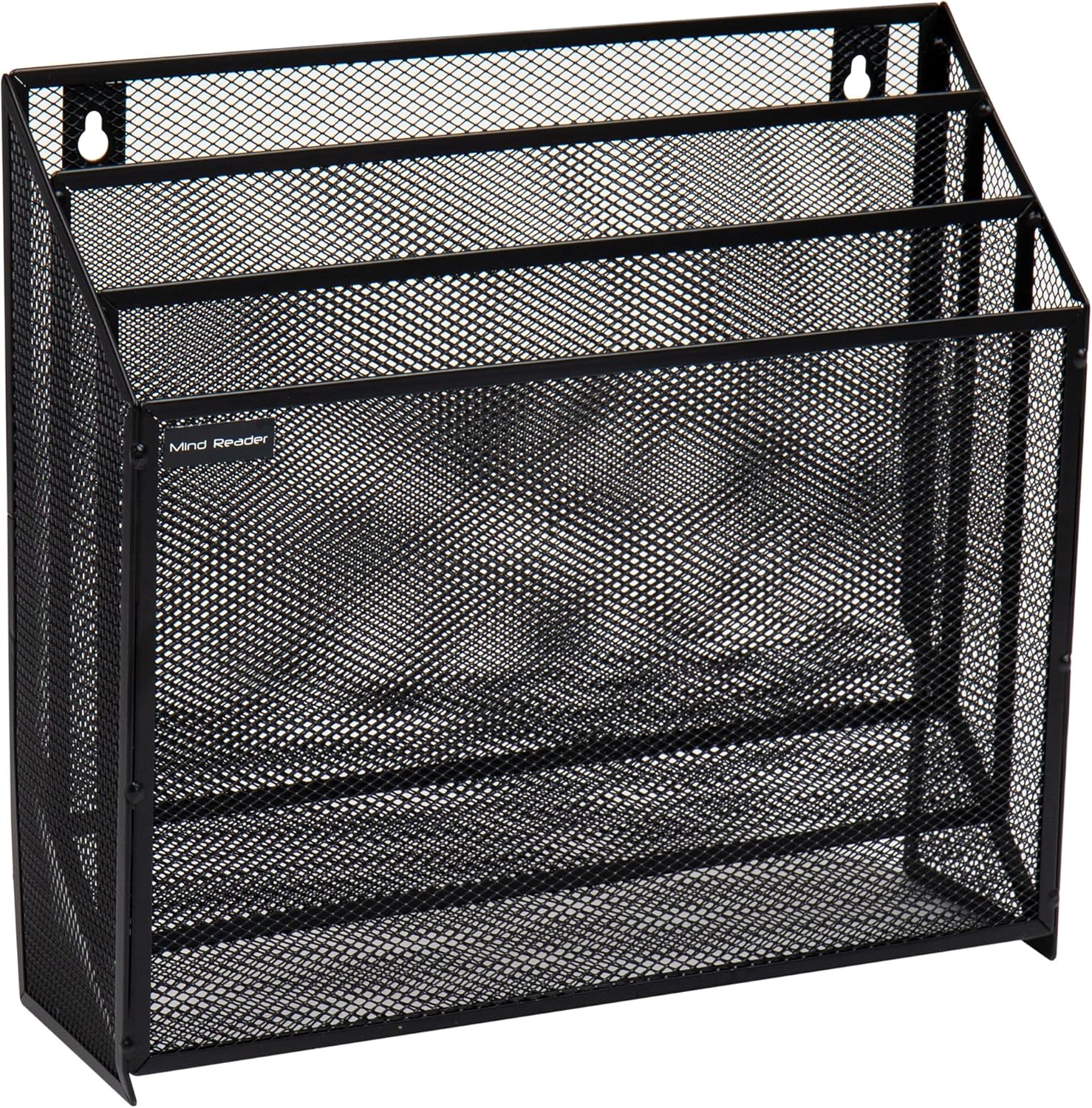 Mind Reader Vertical File Storage, Desktop Organizer, Wall Mount, Office, Metal Mesh, 12.5" L x 3.75" W x 11.5" H, Black 7 917+E7Hq7SL. AC SL1500 - northernschoolofshiatsu.co.uk