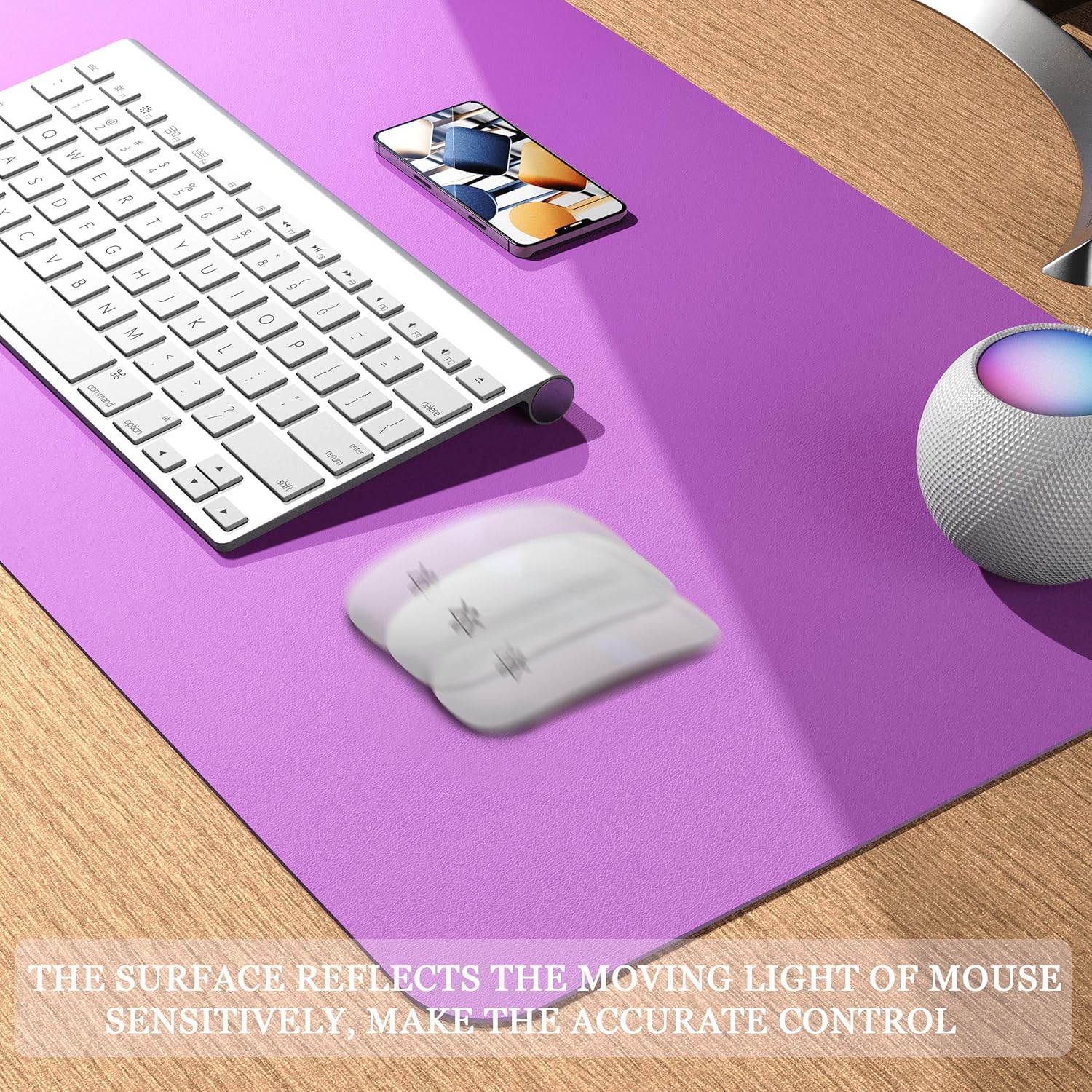 YSAGi Non-Slip Leather Desk Pad, Waterproof Laptop Computer Desk Keyboard Mat, Table Protector Blotter Mat, Large Mouse Pad for Office/Work/Home/Decor(Pink, 23.6" x 13.7") 104 - northernschoolofshiatsu.co.uk