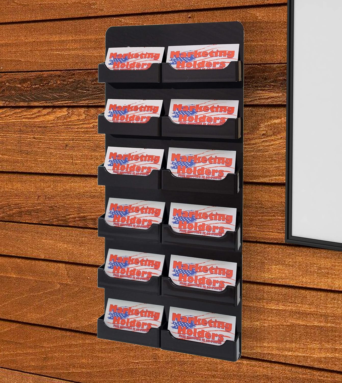 Marketing Holders Wall Business Card Holder with Hanging Hardware for 3.5" x 2" Gift Cards Clear Acrylic 4 Slot Display for Retail Stores and Tradeshows and Expos 48 91E6rpVAATL. AC SL1500 - northernschoolofshiatsu.co.uk