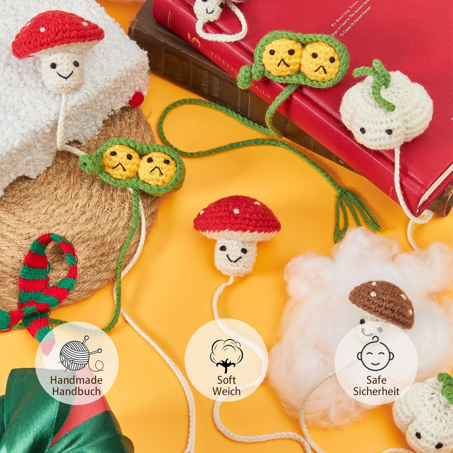 3D Vegetable Crochet Bookmarks Funny Cute Bookmarks for Women Adults, Personalized Book Marks Gifts for Readers and Book Lovers, Handmade Knitted, Wacky Reading Presents, Party Favors 2 91KDaf9w5qL. AC SL1500 - northernschoolofshiatsu.co.uk