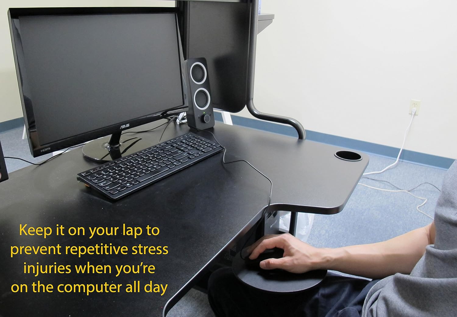 MOJO Beanbag Ergonomic Mousepad - Comfortable Mouse Pad for Sofa, Bed, Lap, Couch, and Anywhere Else (Black Leather) 3 91NaD9kIqJL. AC SL1500 - northernschoolofshiatsu.co.uk