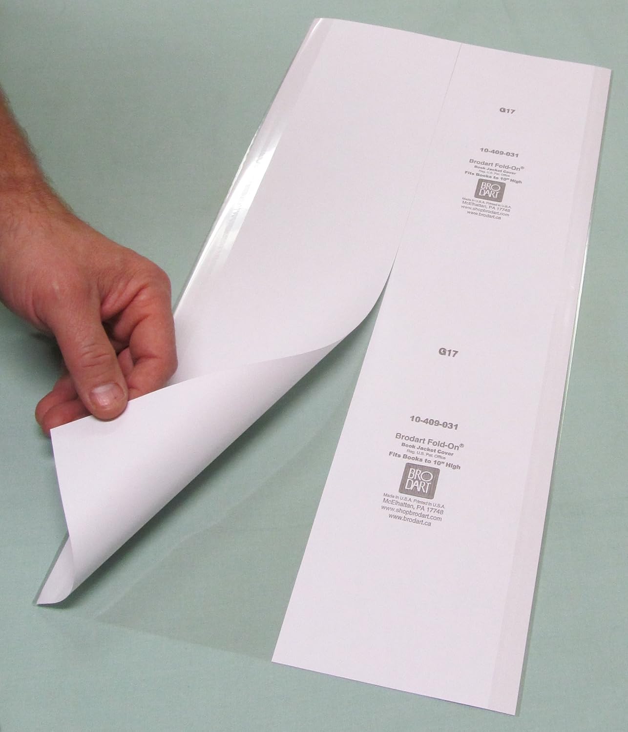 40 Yards 10" Brodart Book Jacket Covers - Center-Loading, Clear, Mylar, Adjustable 3 91Q+UeNNfqL. AC SL1500 - northernschoolofshiatsu.co.uk