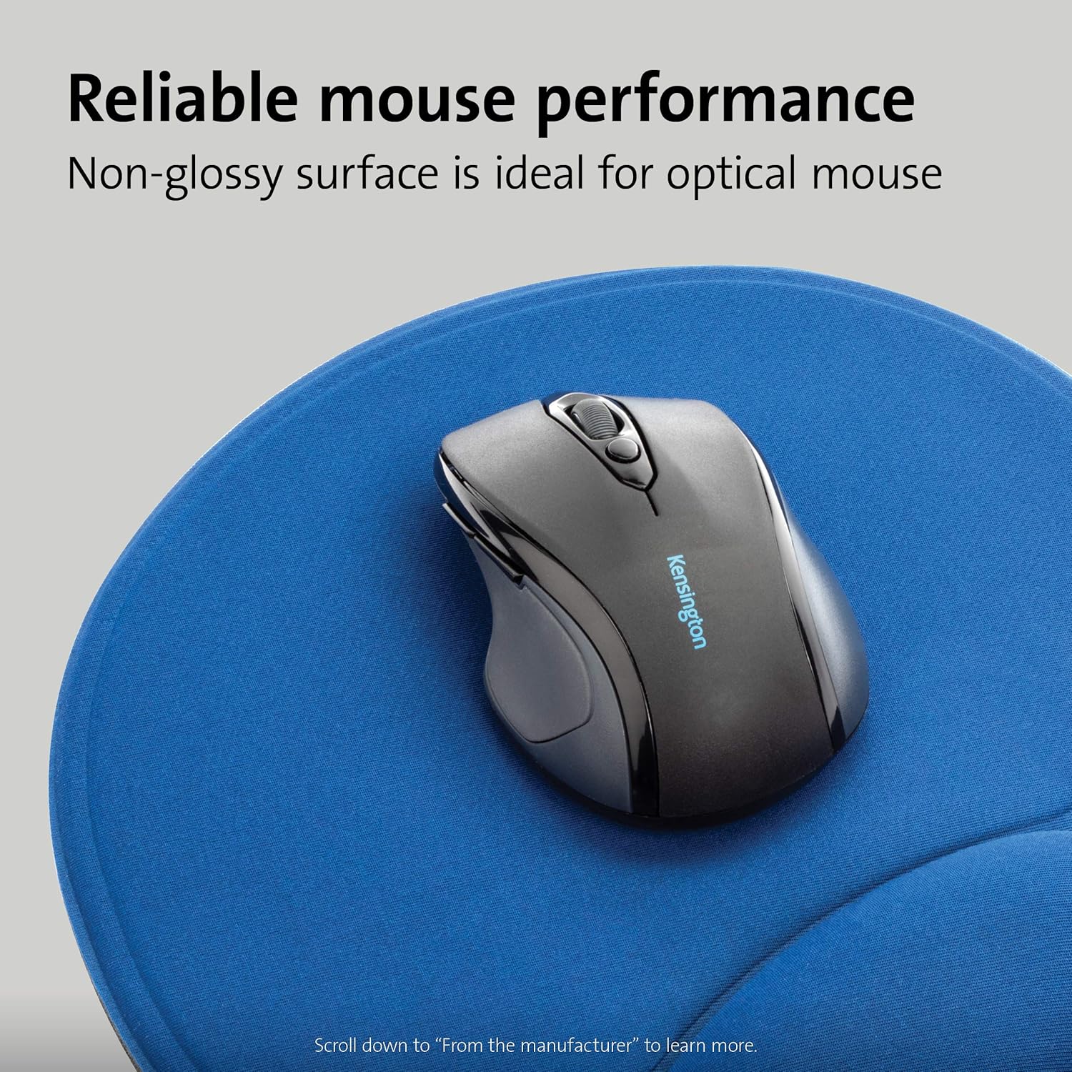 Kensington Wrist Pillow Mouse Pad with Wrist Rest in Blue (L57803US) 5 91Qjcj48KTL. AC SL1500 - northernschoolofshiatsu.co.uk