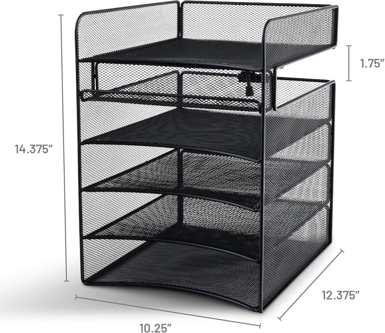 Safco Onyx Hanging Under Desk Organizer, 5 Trays, Office and Classroom Mailbox , Paper and Mail Sorter, Steel Mesh, Black 3 91R1Ya6VHLL. AC SL1500 - northernschoolofshiatsu.co.uk