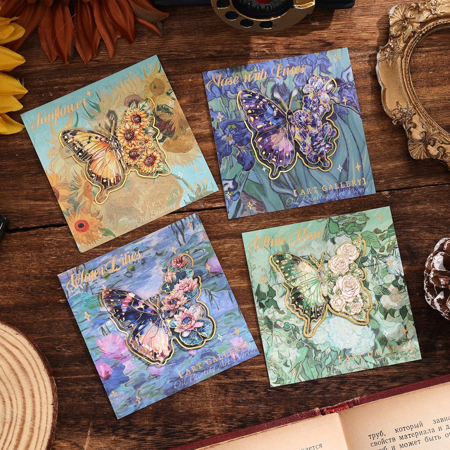 4 Pieces Metal Butterfly Bookmarks, Golden Clips Bookmark Monet Van Gogh Oil Painting Theme Book Mark Bookmarks for Book Lovers Women Writers Readers Children Teens 3 91W2UguNmWL. AC SL1500 - northernschoolofshiatsu.co.uk