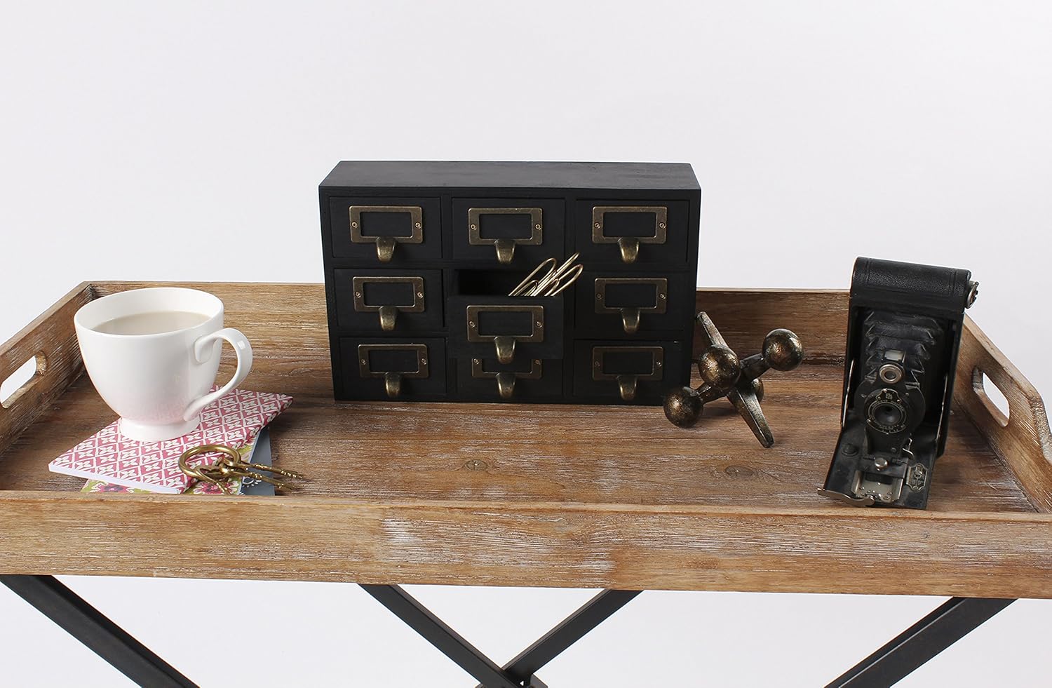 Kate and Laurel Apothecary Wood Desk Drawer Set, 9 Drawers, Rustic Brown 6 91Wu9ZWPsyL. AC SL1500 - northernschoolofshiatsu.co.uk
