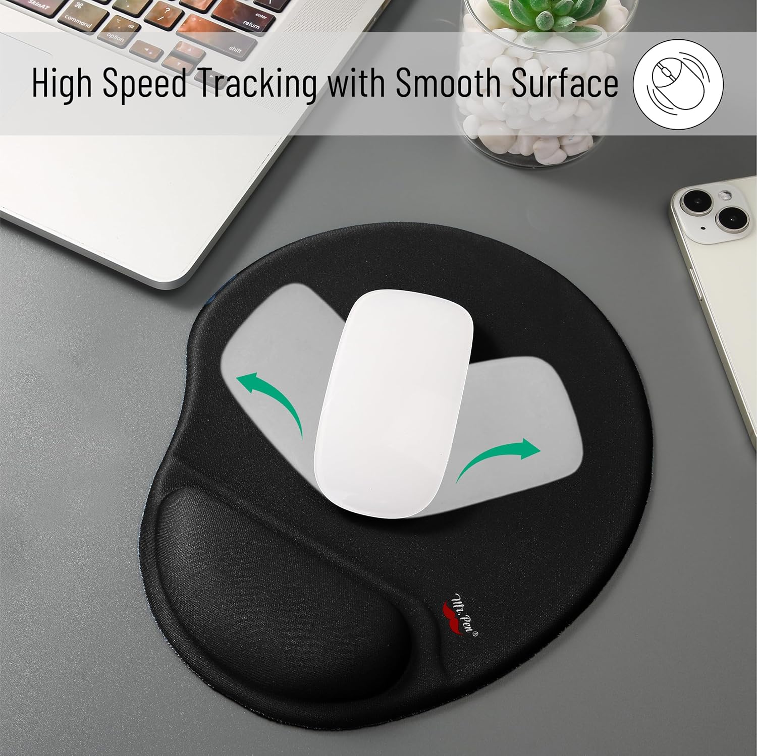 Mr. Pen- Mouse Pad with Wrist Support, Ergonomic Pad, Gel Gaming Support 3 91XXh3wy cL. AC SL1500 - northernschoolofshiatsu.co.uk