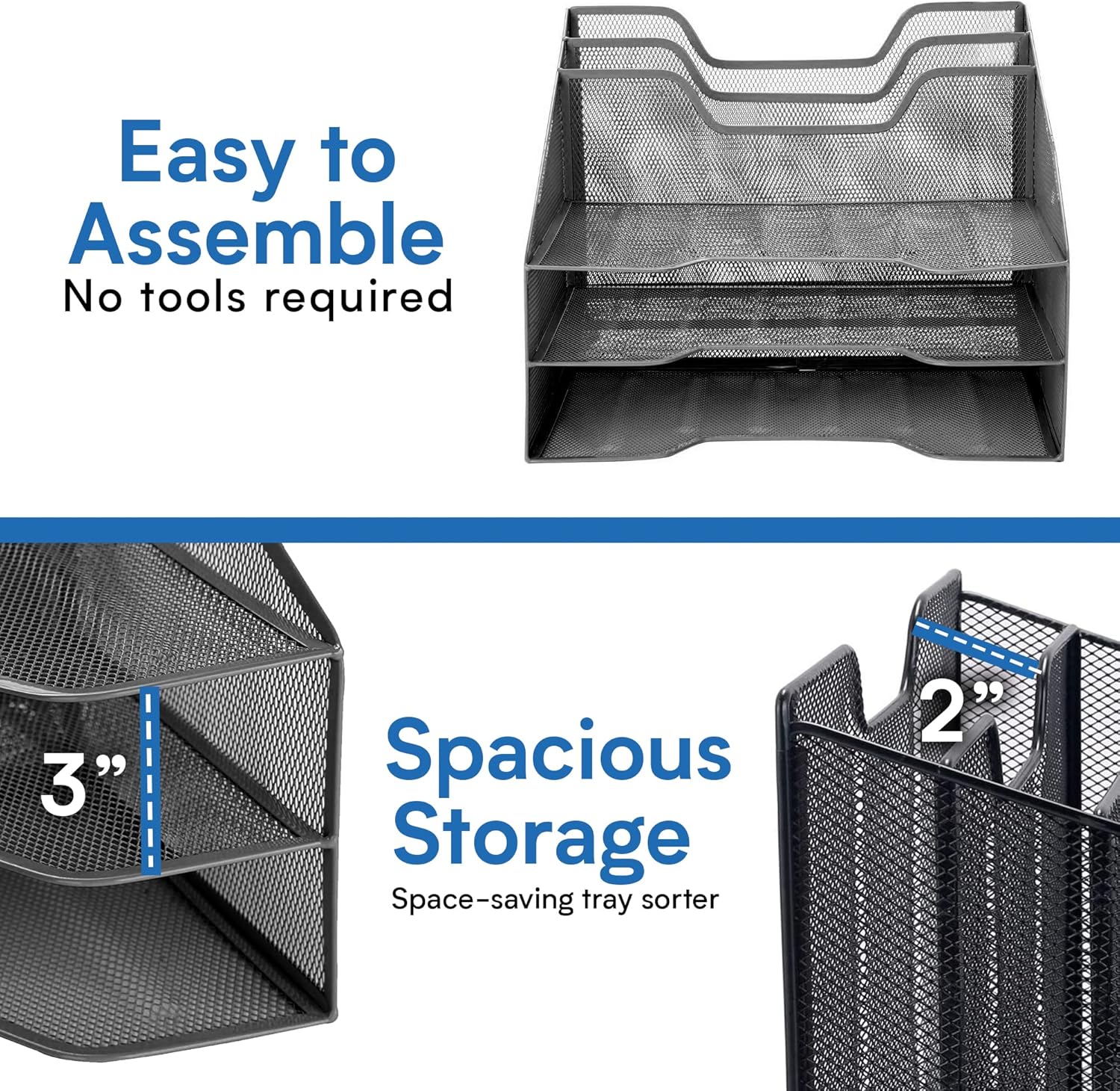 Halter Steel Mesh 5 Compartment Mesh Organizer Black 6 91Y5R4vLoaL. AC SL1500 - northernschoolofshiatsu.co.uk