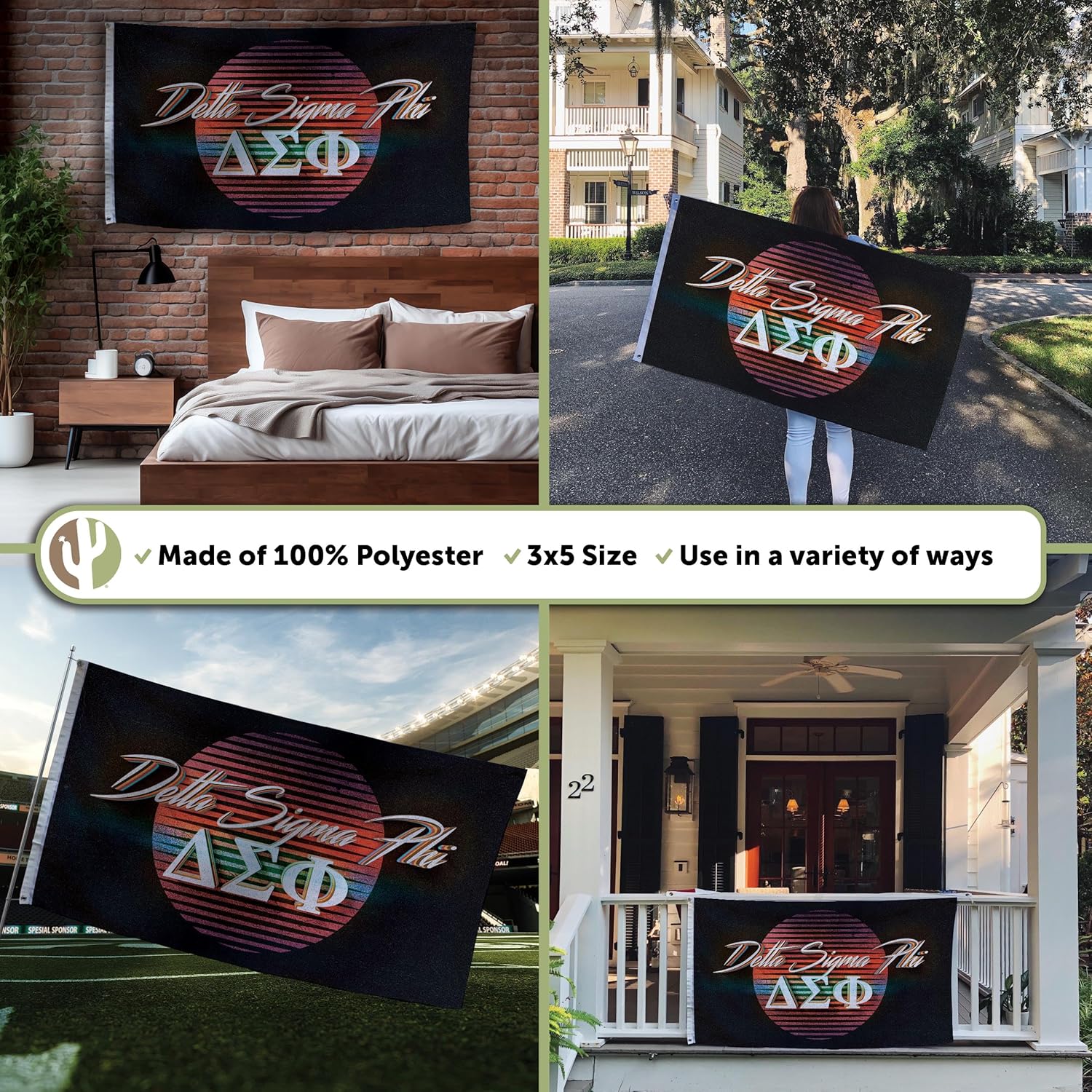 Desert Cactus Delta Sigma Phi Flag 80's letter Fraternity Banner 3x5 feet Flags (Flag - 80’s) 3 91aUzV0NEgL. AC SL1500 - northernschoolofshiatsu.co.uk