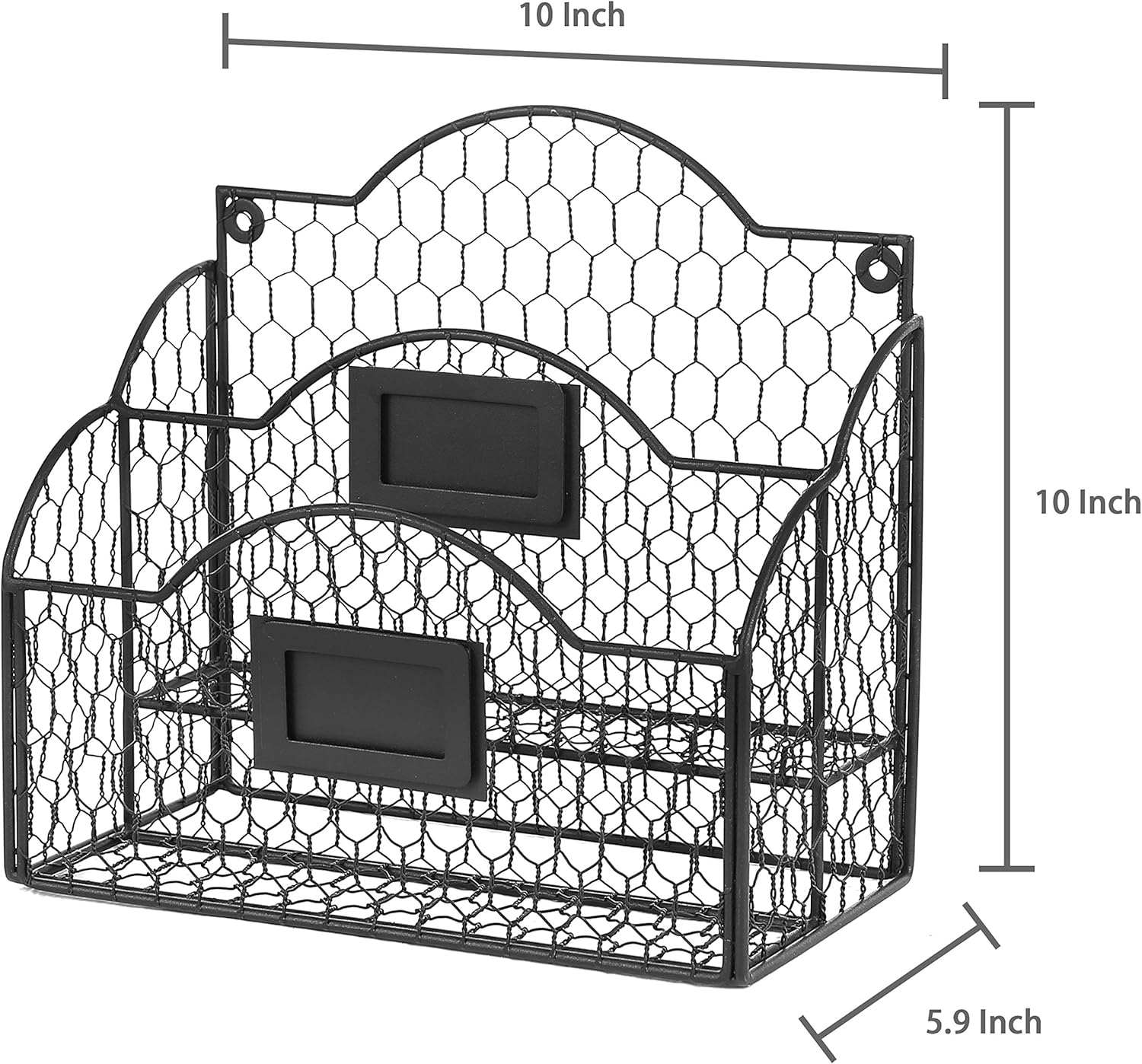 MyGift Metal Wire Basket Desk Organizer, 2 Compartment Inbox/Outbox Black Entryway Wall Mail Sorter, Office Desktop Stationery File Organizer Holder with Chalkboard Labels 5 91aq7+fVUKL. AC SL1500 - northernschoolofshiatsu.co.uk