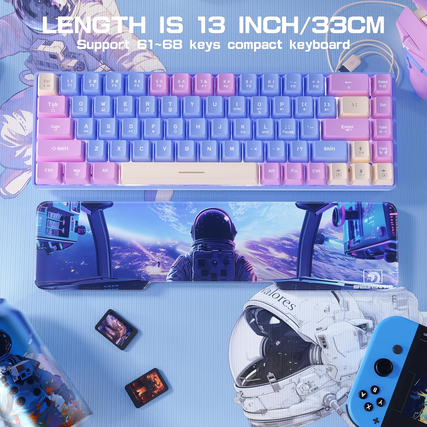 Acrylic Gaming Keyboard Wrist Rest Pad,Clear Wrist Rest for Computer Keyboard,Office,PC Gaming,Laptop,Mac,Comfortable,Lightweight,Ergonomic for Easy Typing Pain Relief-Length 7 91eFMz7ovTL. AC SL1500 - northernschoolofshiatsu.co.uk