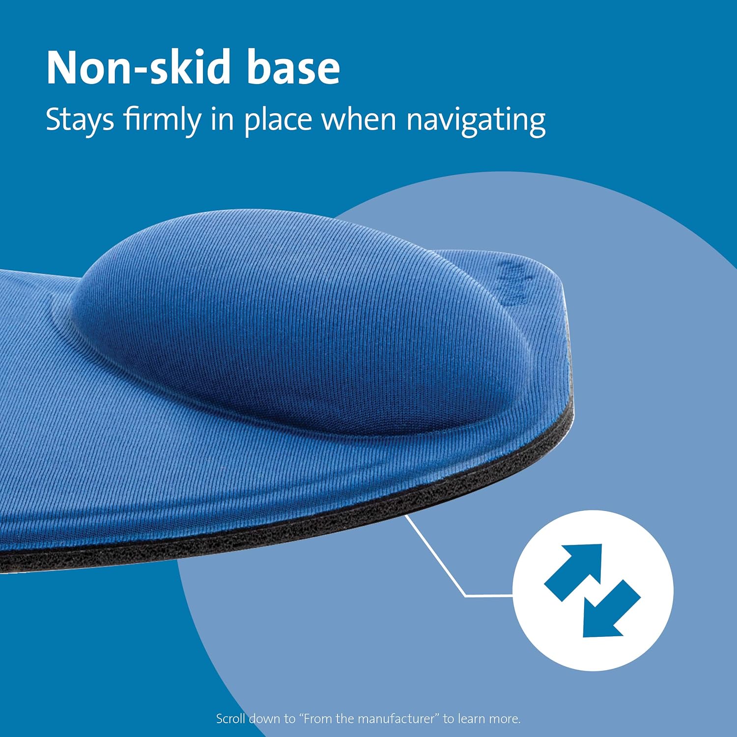 Kensington Wrist Pillow Mouse Pad with Wrist Rest in Blue (L57803US) 4 91gElIROurL. AC SL1500 - northernschoolofshiatsu.co.uk