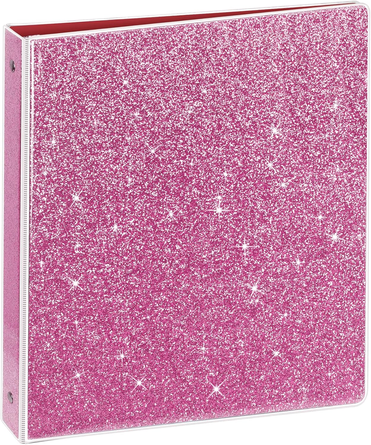 NatureTouch 3 Ring Binder, Glitter 1 Inch Organizer (10.5'' x 11.5'') Holds 8.5'' x 11''Letter Size 300 Pages, Waterproof Durable View Binder, 1 Pack, Pink 1 91j2RQM9XCL. AC SL1500 - northernschoolofshiatsu.co.uk