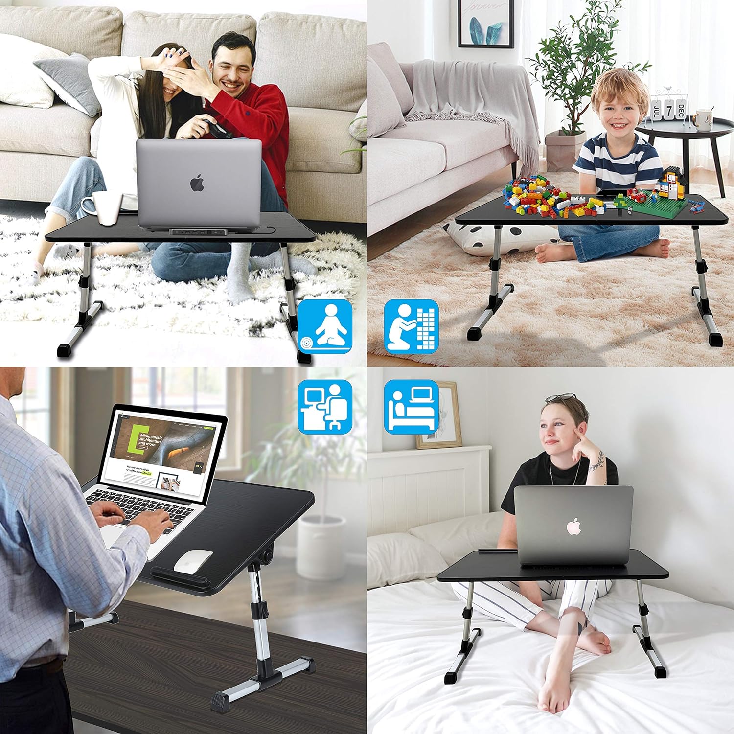 Lap Desk - Adjustable Laptop Table with Cooling Fan for Office, Home, & Travel 12 91kOzyMi2XL. AC SL1500 - northernschoolofshiatsu.co.uk