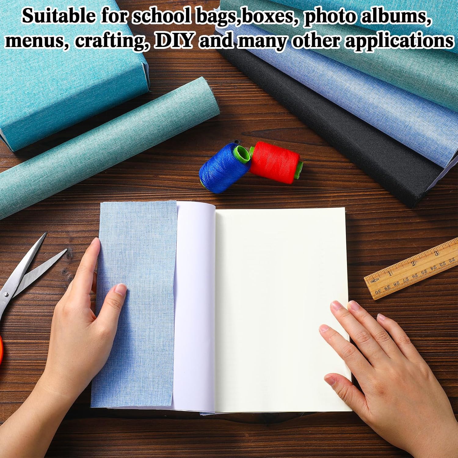 4 Pcs Book Cloth Bookcover Fabric Surface with Paper Backed Book Binding Cloth Fabric Book Cover for Scrapbooking Album DIY Craft Supplies Home, 4 Colors(Earth Color,40 x 16 Inches) 10 91nHh9ik1NL. AC SL1500 - northernschoolofshiatsu.co.uk