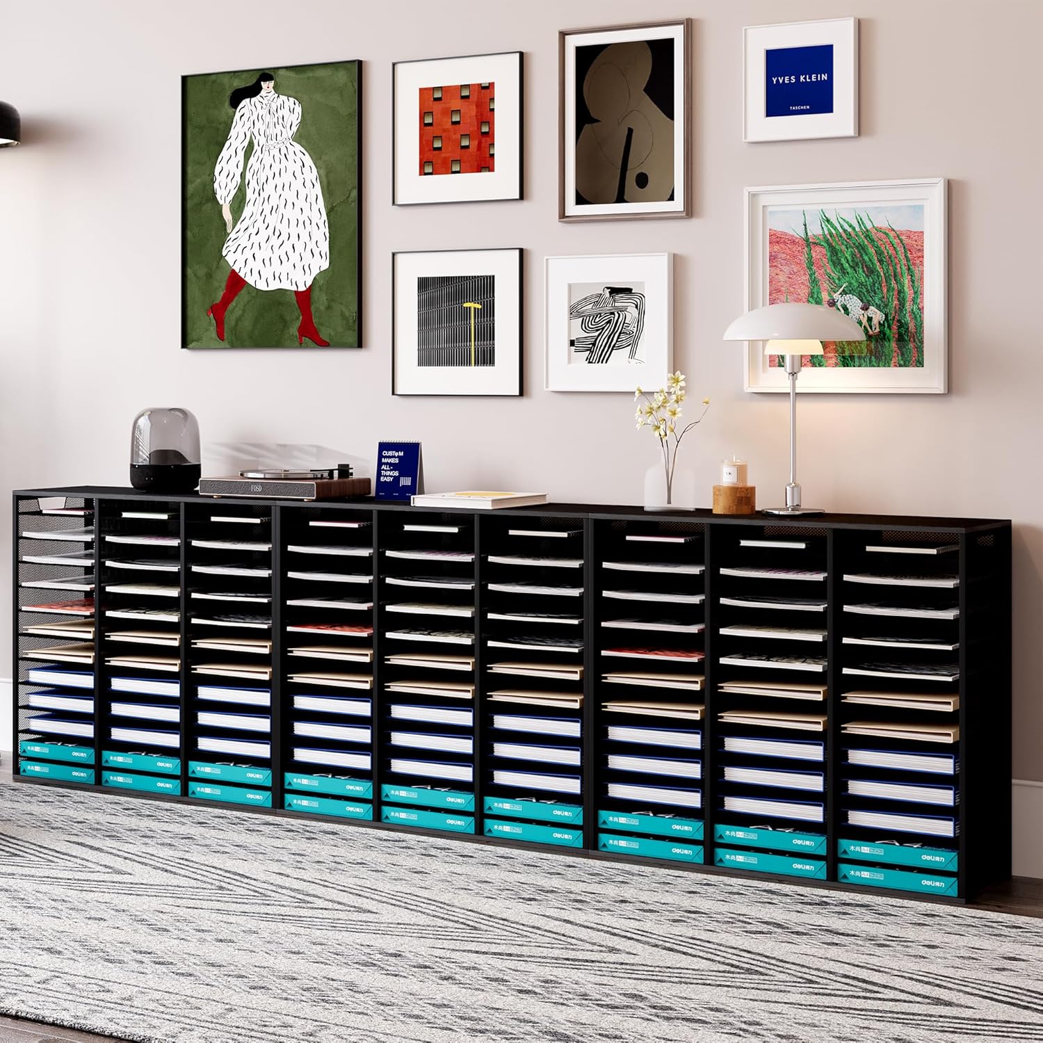 Letter Size Paper Organizer, Metal Literature Organizer, Sturdy Mail Storage Organizer, Desktop Organizer for Storage, Magazine Organizer Keep Desktop Clean, 12 Compartments, Black 11 91rkbIGzt0L. AC SL1500 - northernschoolofshiatsu.co.uk