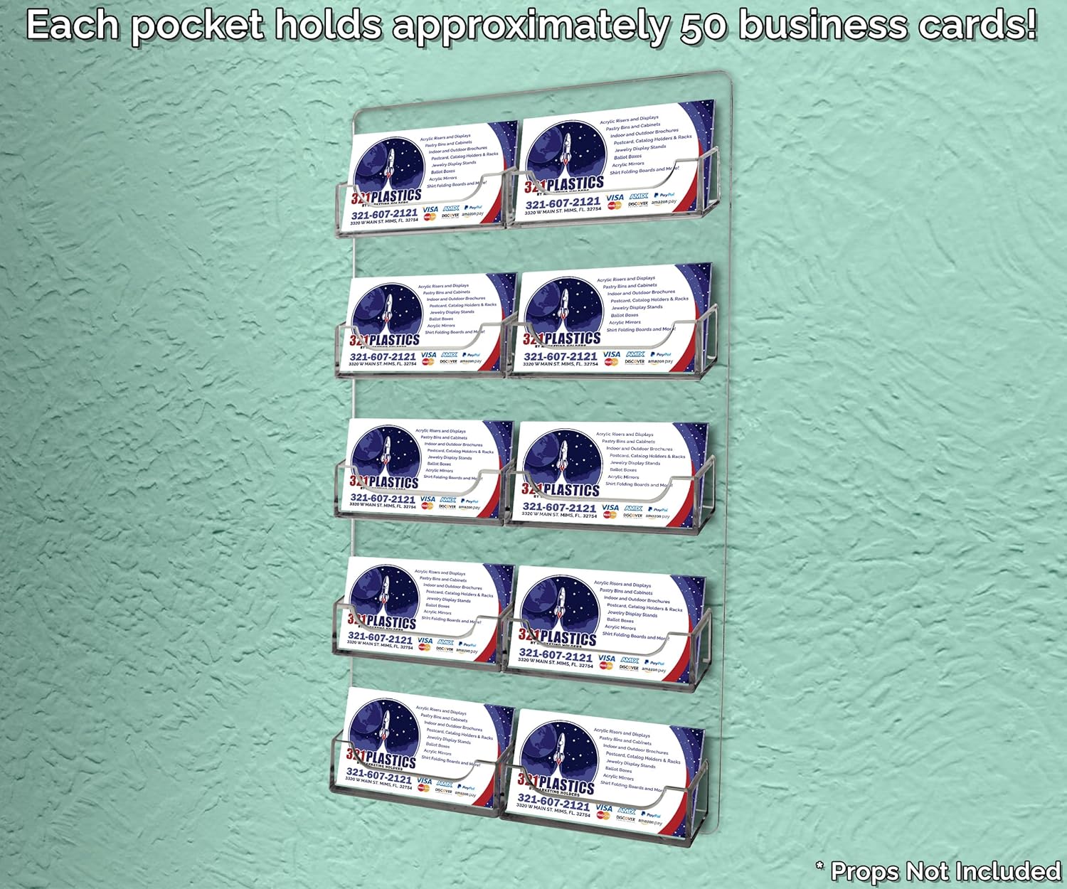 Marketing Holders Wall Business Card Holder with Hanging Hardware for 3.5" x 2" Gift Cards Clear Acrylic 4 Slot Display for Retail Stores and Tradeshows and Expos 43 91s27k2ZvFL. AC SL1500 - northernschoolofshiatsu.co.uk