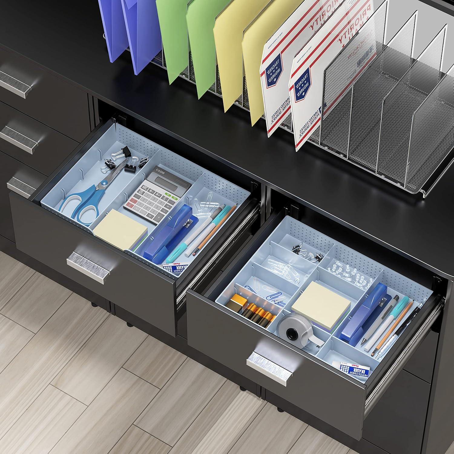Simple Houseware Drawer Organizer Tray with 9 Adjustable Compartments, Black 5 91sn53XU1ZL. AC SL1500 - northernschoolofshiatsu.co.uk