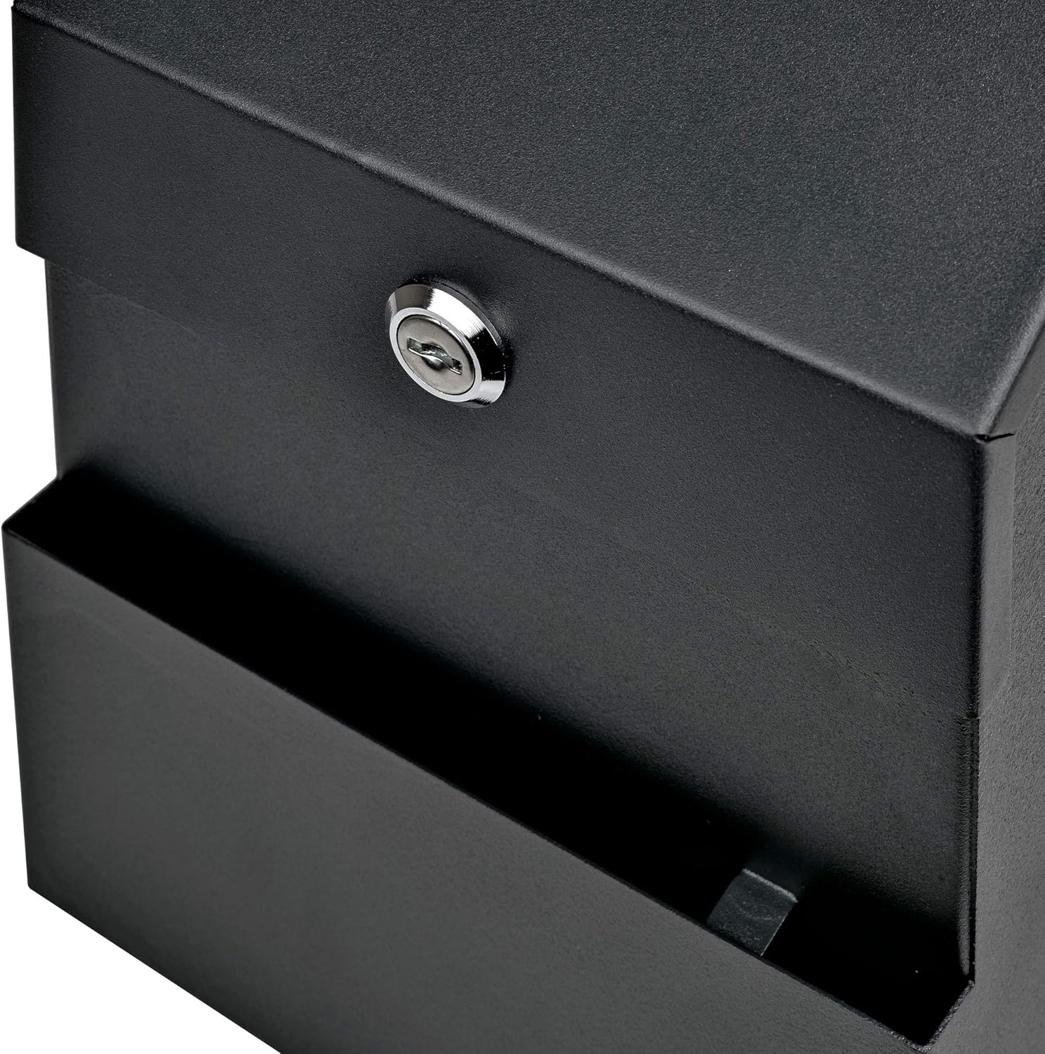 Mail Boss Locking Steel Suggestion Box Key Drop Box, Black 9 - northernschoolofshiatsu.co.uk