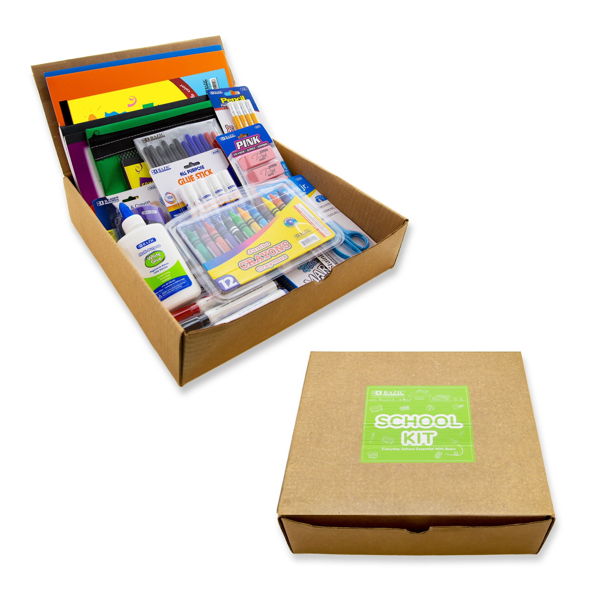 BAZIC Primary School Kit Bundle Box 57 Count for Kindergarten Elementary Student K-6 Grades, Bazic Products School Supplies Composition Book Pencil and more, SPEC or COLOR MAY VARY, 1-Pack 2 412cd940 9b94 4b5c abe8 791c28b9e64b.08e96200ac126496bbcd0dac27f574a4 - northernschoolofshiatsu.co.uk