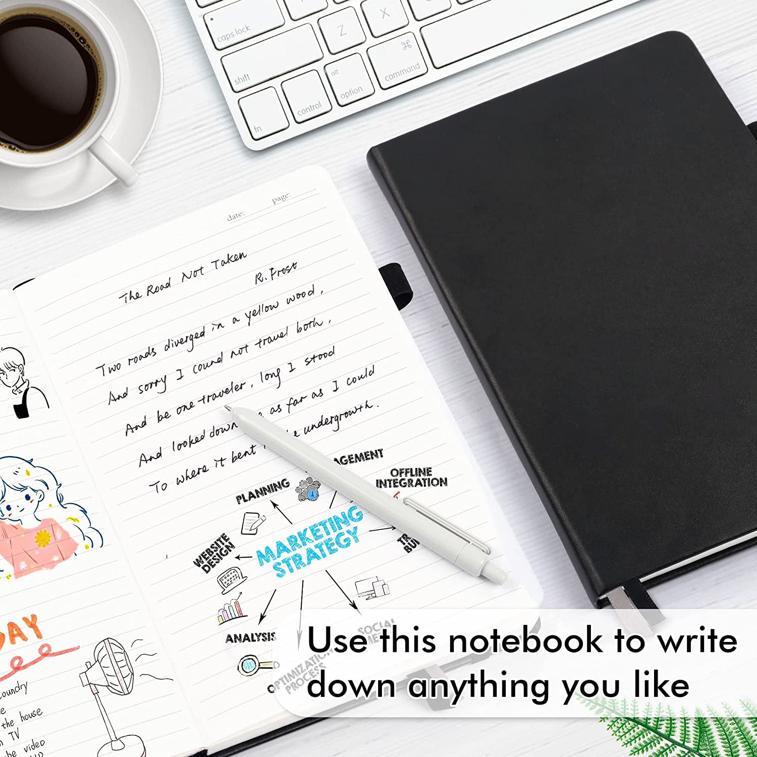 12 Pack Notebooks Journals Bulk with 12 Black Pens, Feela A5 Hardcover Notebook Classic Ruled Journal Set with Pen Holder, 120 GSM, 5.1"x8.3", Black 2 597a601e f9d9 41c2 922f 34e8d63bfac5.11b680319515763d9888ae8c90cdf6b7 - northernschoolofshiatsu.co.uk