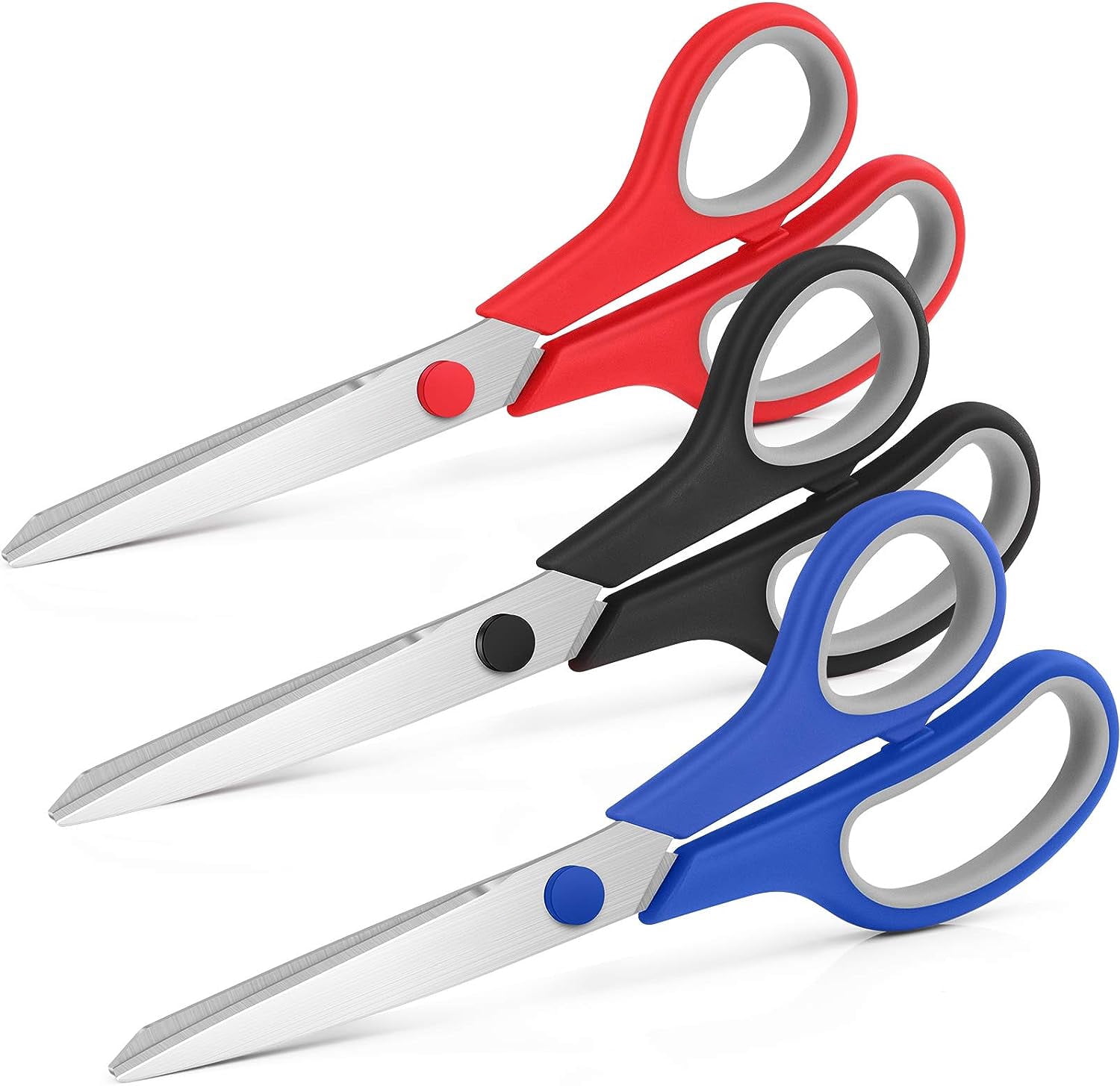 8-Inch Scissors Bulk Pack of 3, Ultra Sharp Blade Shears, Comfort-Grip Handles, Sturdy Sharp Scissors for Office Home School Sewing Fabric Craft Supplies, Right/Left Handed 2 75093752 0c9e 4198 83cb eb734e0f236b.abef191153965536e45861801a1e5022 - northernschoolofshiatsu.co.uk