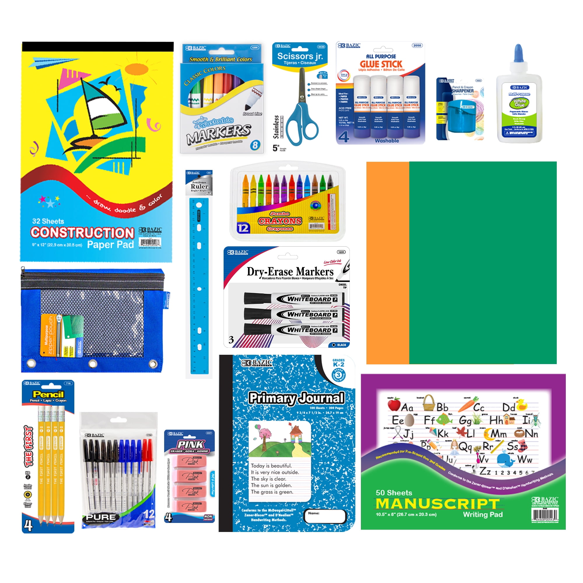 BAZIC Primary School Kit Bundle Box 57 Count for Kindergarten Elementary Student K-6 Grades, Bazic Products School Supplies Composition Book Pencil and more, SPEC or COLOR MAY VARY, 1-Pack 1 BAZIC Primary School Kit Bundle Box 57 Count Kindergarten Elementary Student K 6 Grades Bazic Products School Supplies Composition Book Pencil more S 42605fd0 b028 49cd b6c5 8648bb099cb8.69a5b802f9ce9e5412edda0205090fa6 - northernschoolofshiatsu.co.uk