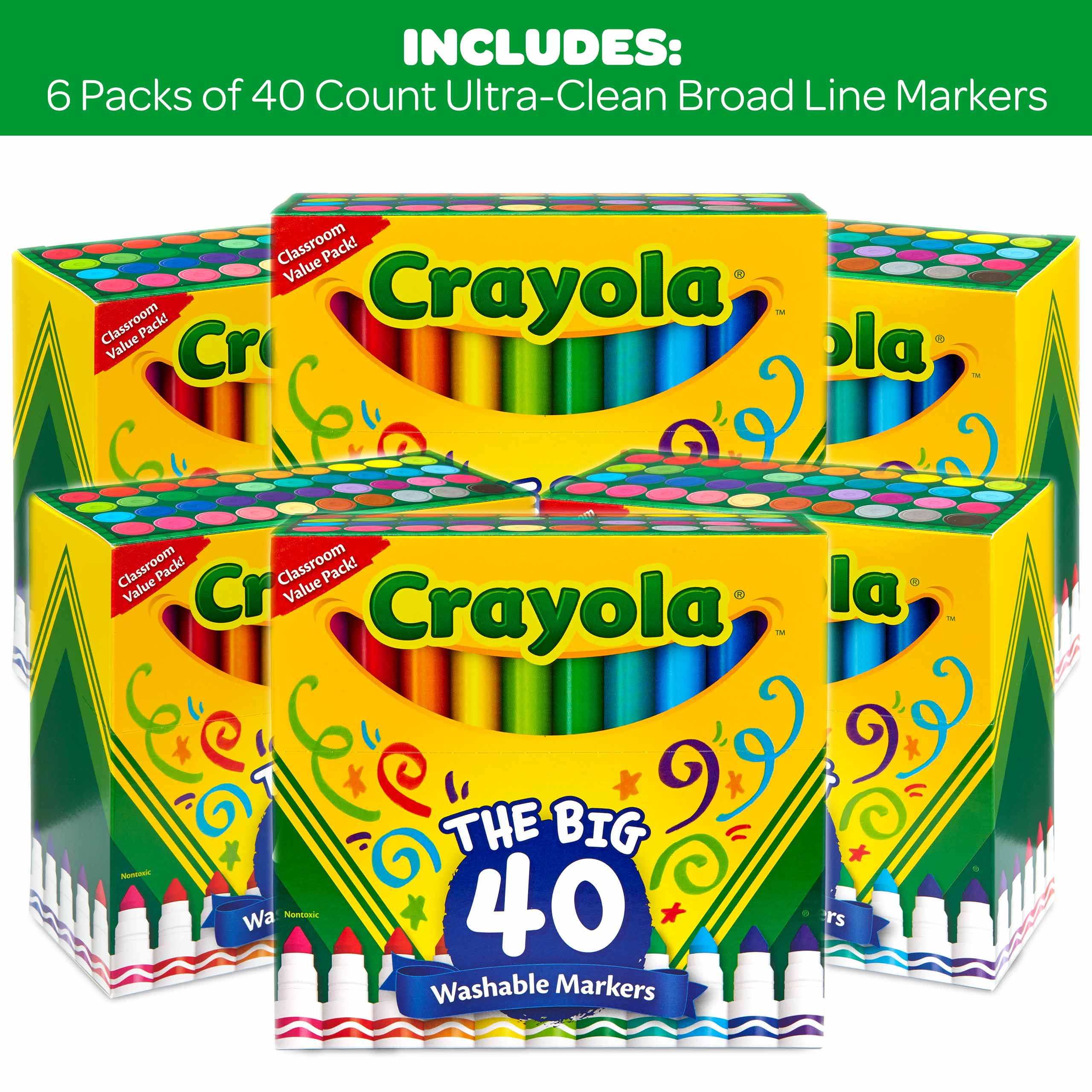 Crayola 40CT Classic Broad Line Washable Markers, Bulk Case of 6 Boxes, 240 Pieces, School Supplies 1 Crayola 40CT Classic Broad Line Washable Markers Bulk Case of 6 Boxes 240 Pieces School Supplies e2b6d1c0 37c4 4b77 ab97 71acb690c6f0.2125aae0d0a875965cf712f258a62485 - northernschoolofshiatsu.co.uk